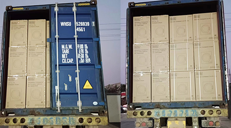 不分晝夜！完成客戶滾筒衣服烘干機(jī)發(fā)貨是職責(zé)所在