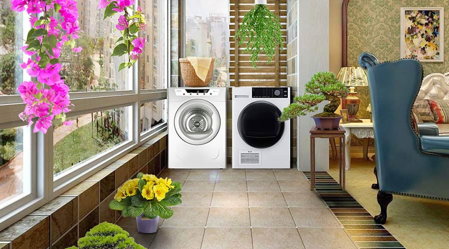 家居陽(yáng)臺(tái)晾曬衣物不干怎么辦，衣物烘干機(jī)來解決！