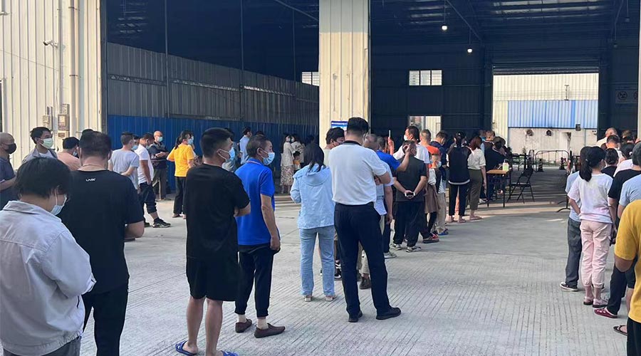 支援防疫是責(zé)任！金環(huán)電器助力鶴山核酸檢測(cè)