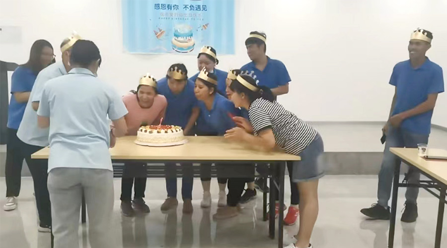 金環(huán)電器6月份員工生日會  美好如約而至！