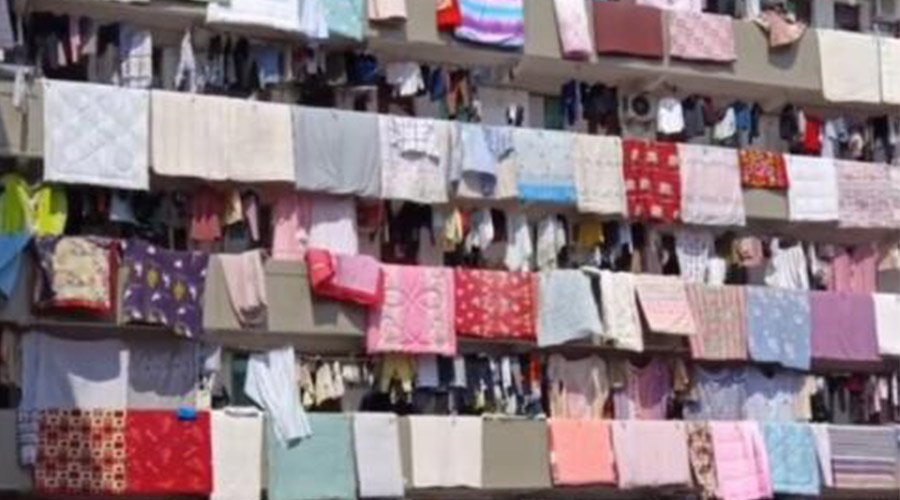 學(xué)校現(xiàn)曬被大場面！滾筒衣服烘干機(jī)即烘即干大件棉被 便捷好用