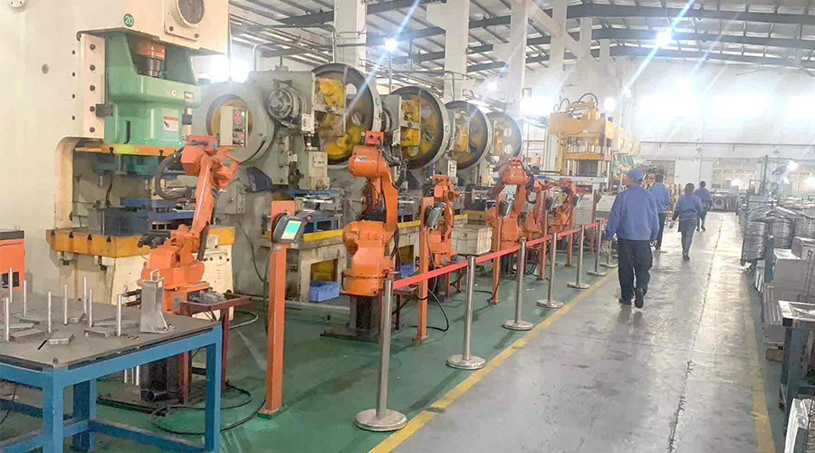 揭秘金環(huán)電器滾筒干衣機沖壓自動化生產(chǎn)是如何進行的？