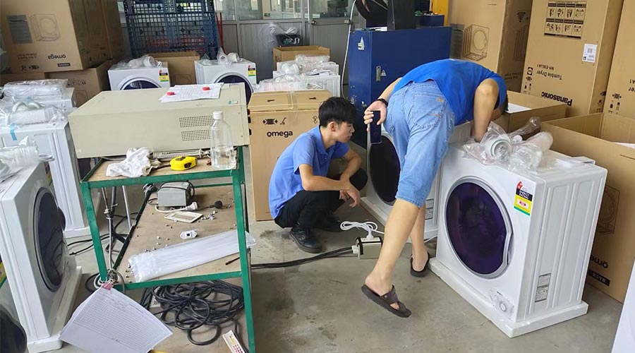 驗貨省心省力！澳洲omega客戶稱贊衣物烘干機代工質(zhì)量高