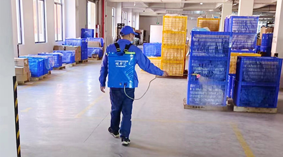 健康和安全放首位！金環(huán)電器全面開展工廠除菌工作