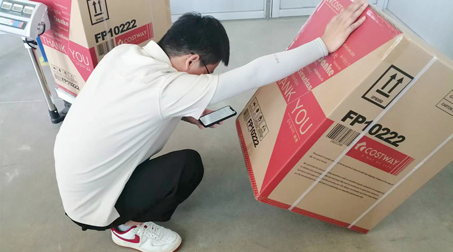 實況直擊！客戶北美COSTWAY開展衣物烘干機驗貨