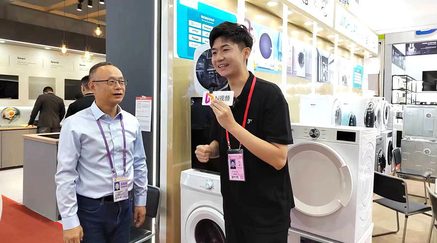 廣交會熱點(diǎn)！央視、新華網(wǎng)等媒體聚焦金環(huán)電器滾筒干衣機(jī)
